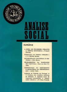 Imagem capa da publicação Análise social 1963