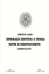 Imagem capa da publicação Simpósio sobre informação científica e técnica factor de desenvolvimento - comunicações