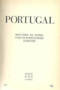 Imagem capa da publicação Portugal breviário da pátria para os portuugueses ausentes