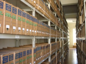 Antigas instalações de depósito de arquivo da FCT