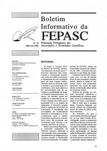Imagem capa do Boletim Informativo da FEPASC