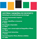 Cartaz do encotnro História e Memória do Desporto
