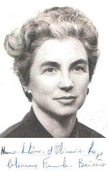 Fotografia de Maria Antónia de Oliveira Rego Chaves Farinha Beirão